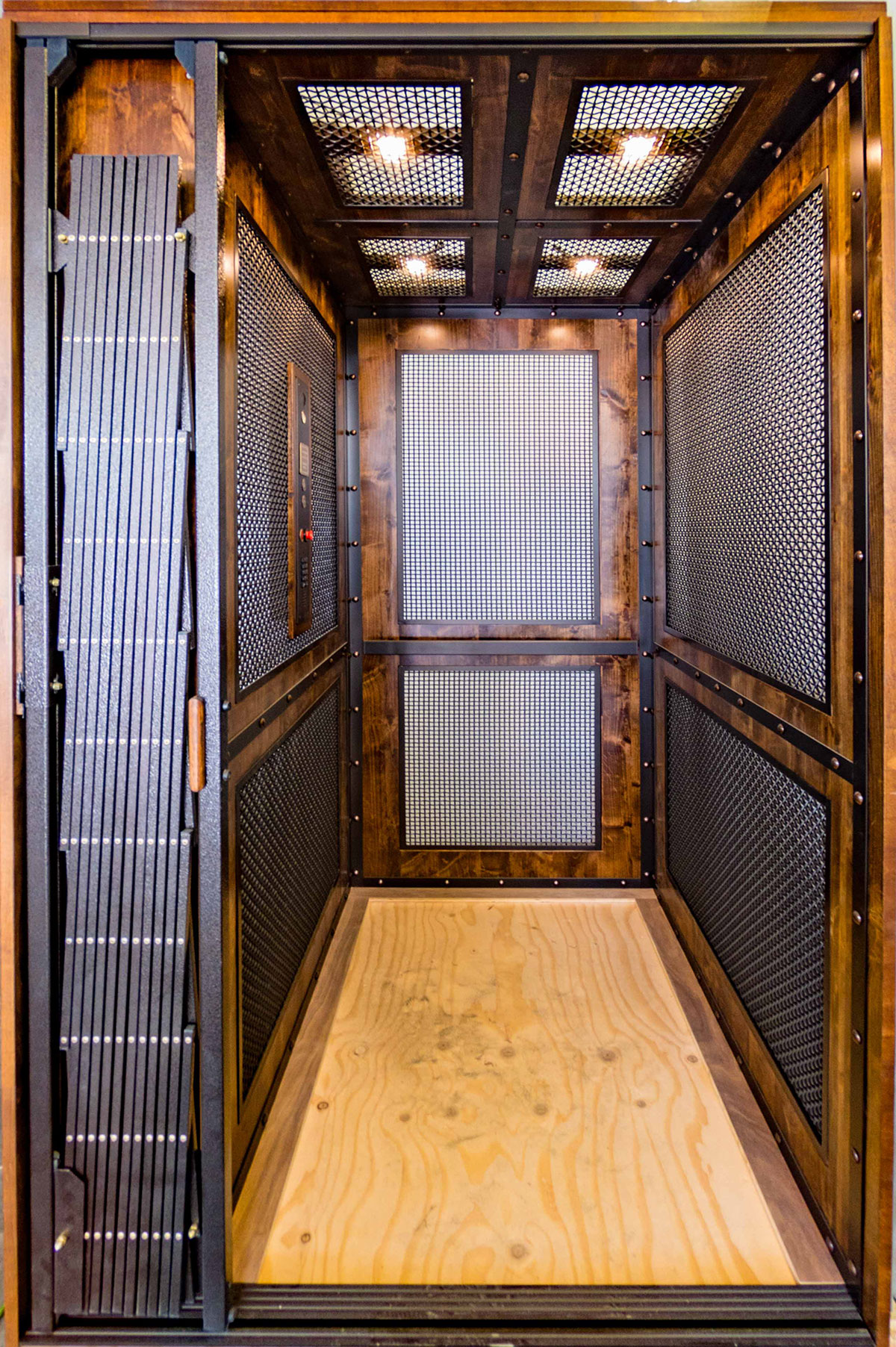 elevator cab floor