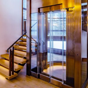Custom Glass Home Elevator