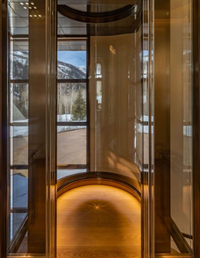 Custom Residential Glass Elevator