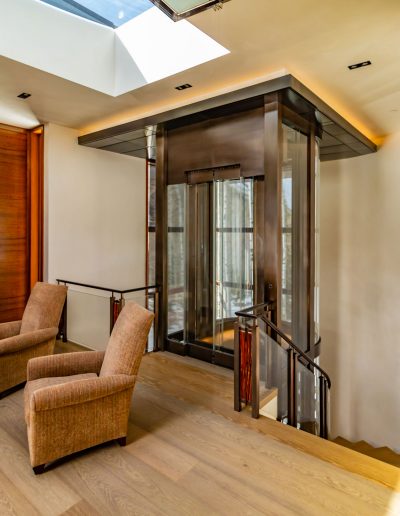 Custom Glass Home Elevator