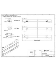 Handrail Technical Drawing