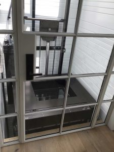 Glass Elevator With Canopy Cover